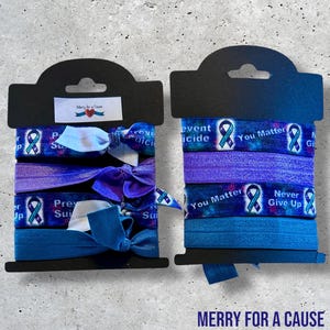 Suicide Prevention Hair Ties