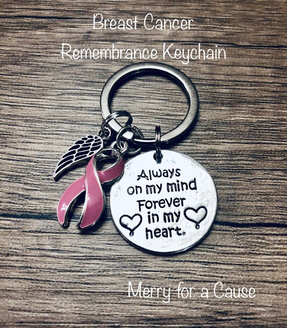 Breast Cancer Remembrance Keychain
