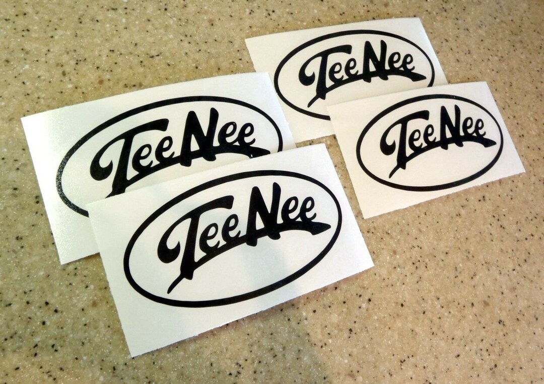 Tee Nee Vintage Boat Trailer Decals Diecut Vinyl 5 4pak Chose Your