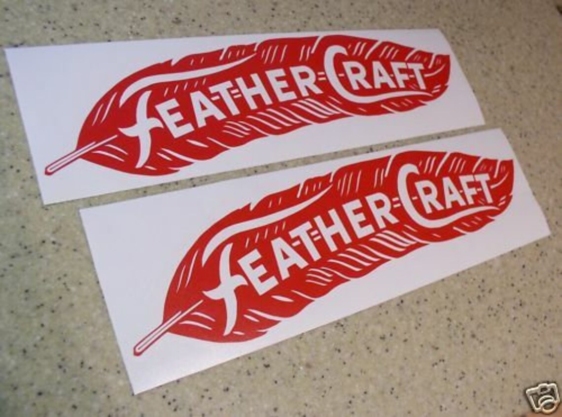 Feathercraft Vintage Fishing Boat Tow Vehicle or Trailer Etsy