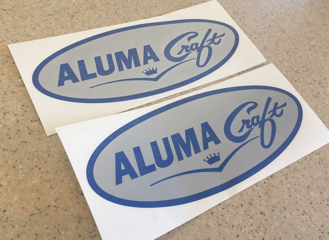 Alumacraft Vintage Fishing Boat or Trailer Decals Diecut Etsy