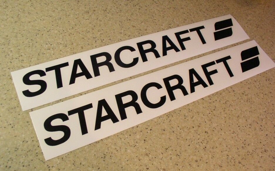  Pair of Starcraft Boats Compatible Replacement Decals