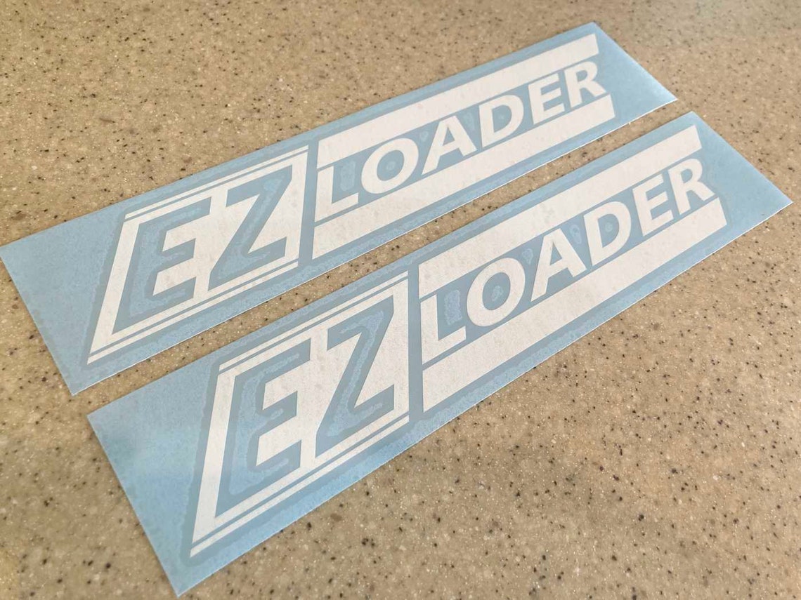 EZ Loader Vintage Boat Trailer Decals Diecut Vinyl 14 Etsy Finland