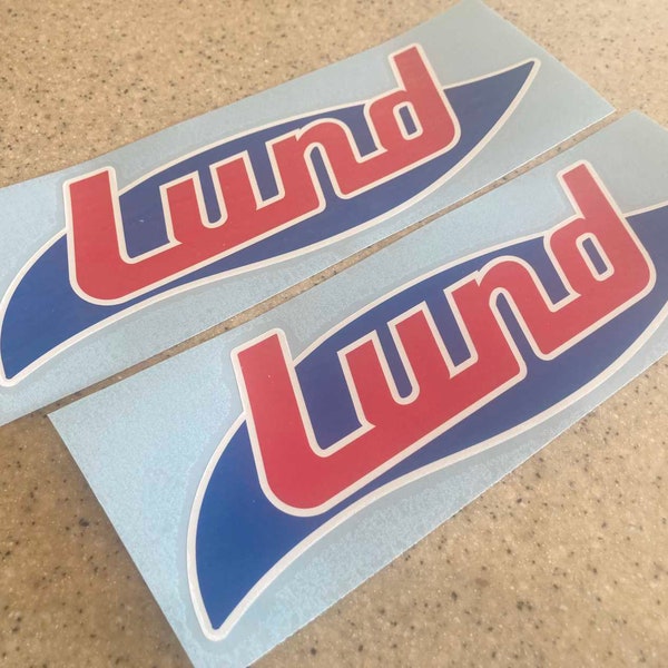 Lund Boat Decals Etsy