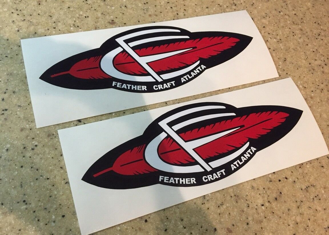 Feathercraft Vintage Fishing Boat, Tow Vehicle, or Trailer Decals Die