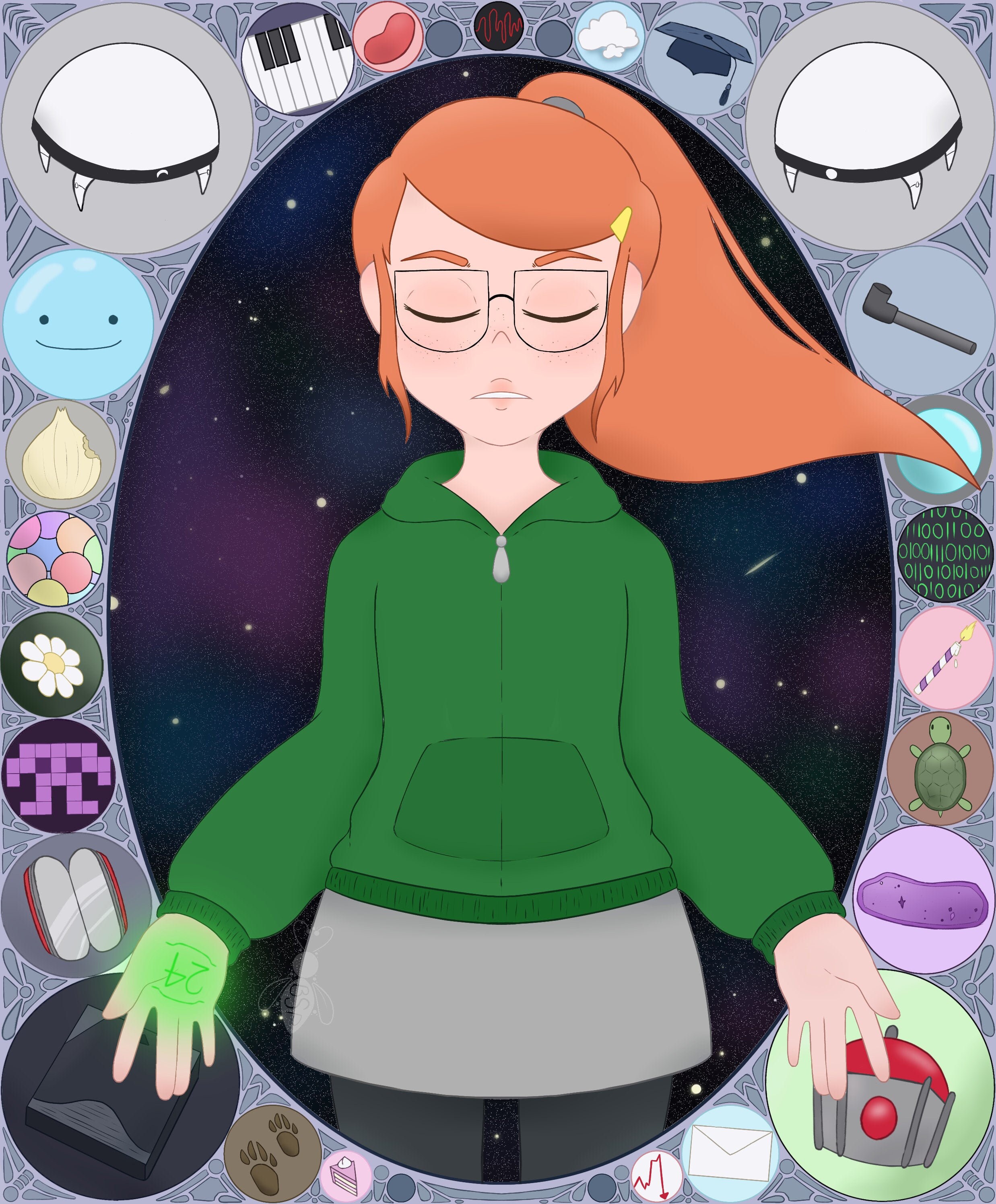 Infinity Train: Tulip Olsen Art Print for Sale by MiescaPh