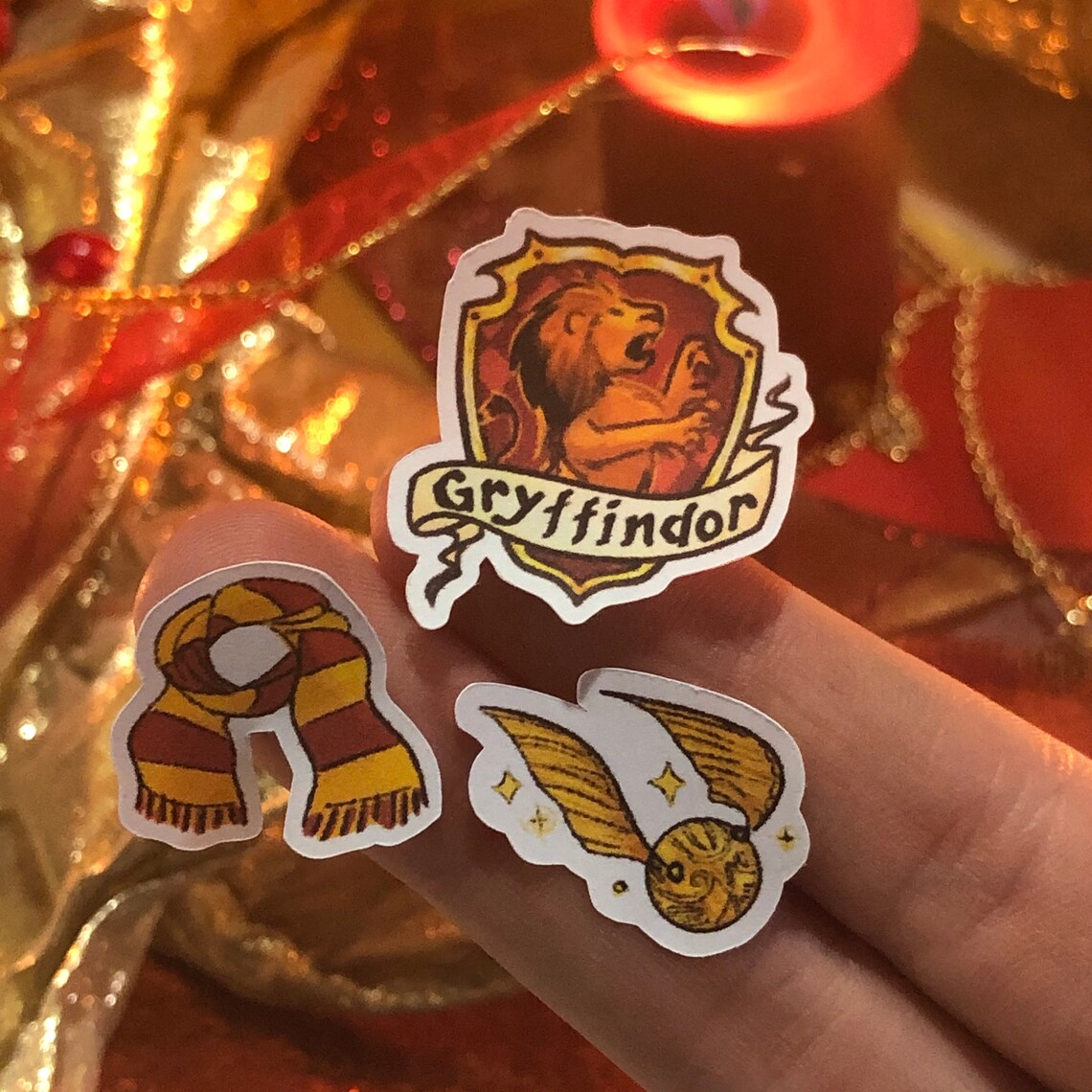 Gryffindor Stickers / Harry Potter Stickers / Hogwart House | Etsy