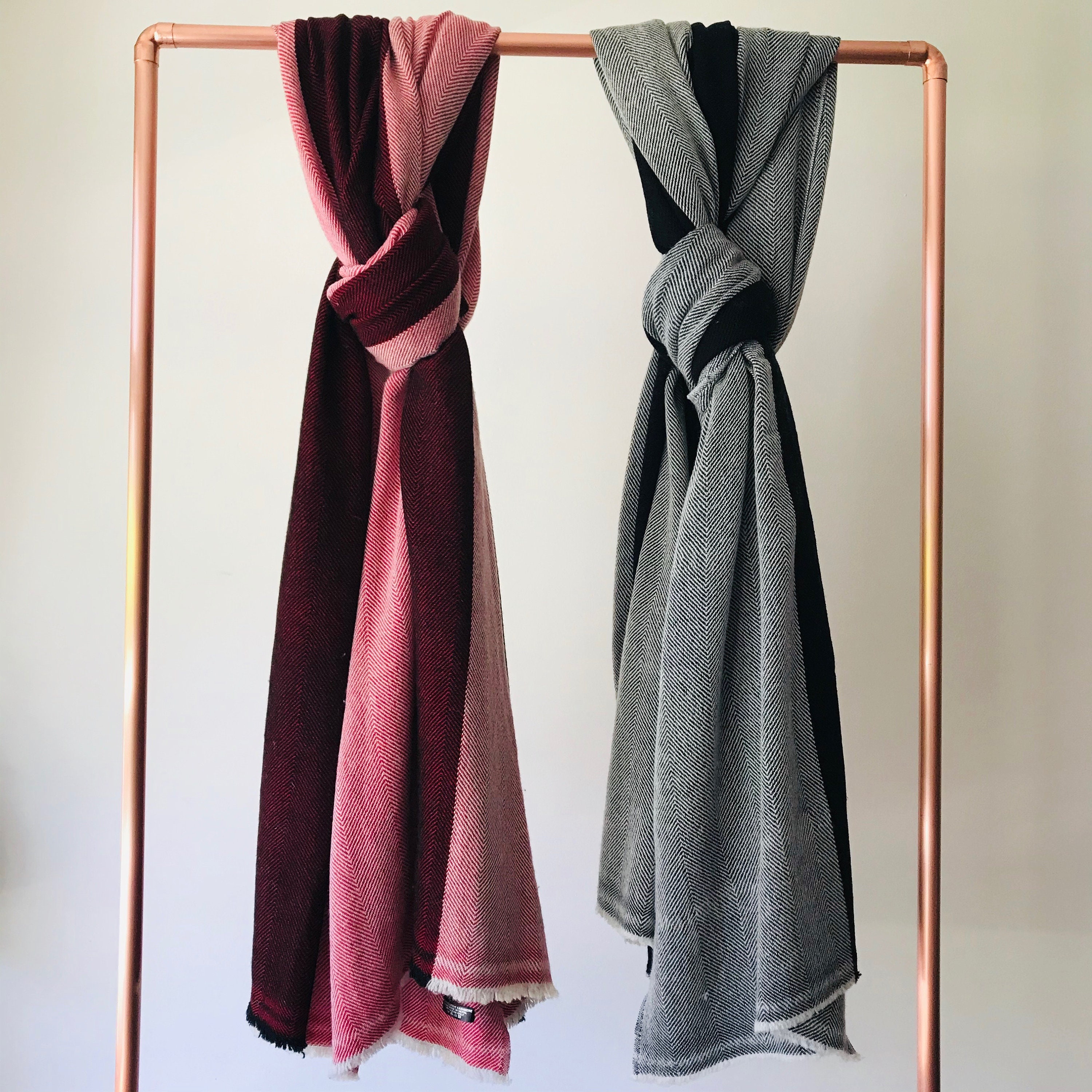 100 cashmere wool blanket large size 140 cm by 260 cm Etsy