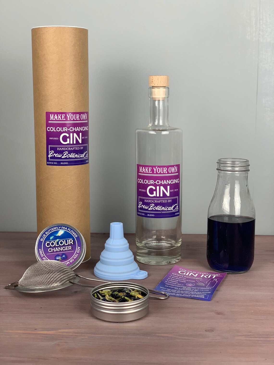 Make Your Own Magic Gin Colour Changing Gin Kit Etsy Australia