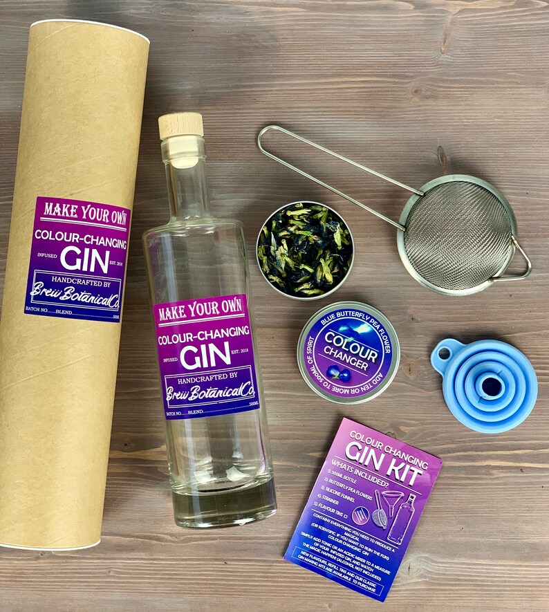 Make Your Own Magic Gin Colour Changing Gin Kit Etsy Australia