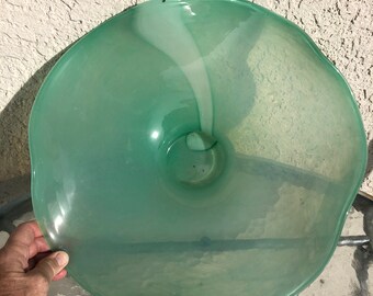 Vintage blown glass bowl