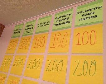 Baby Shower Jeopardy (instant download)