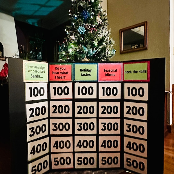 Christmas Jeopardy (instant download)