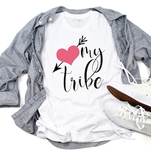 Love my Tribe SVG, Tribe Mom SVG, Heart my Tribe File, SVG for Cricut, svg for Silhouette, my tribe T-shirt svg