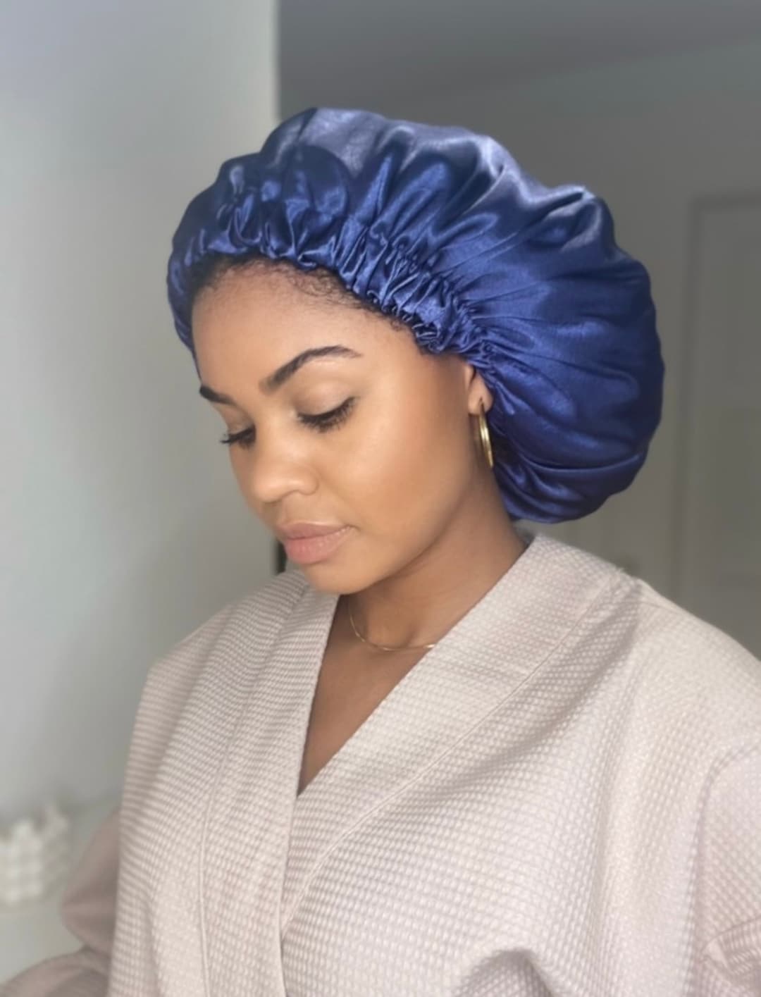 Satin Cap Zum Schutz Von Afrohaaren Und Locken Beim Schlafen - Etsy Satin Cap Zum Schutz Von Afrohaaren Und Locken Beim Schlafen - Etsy