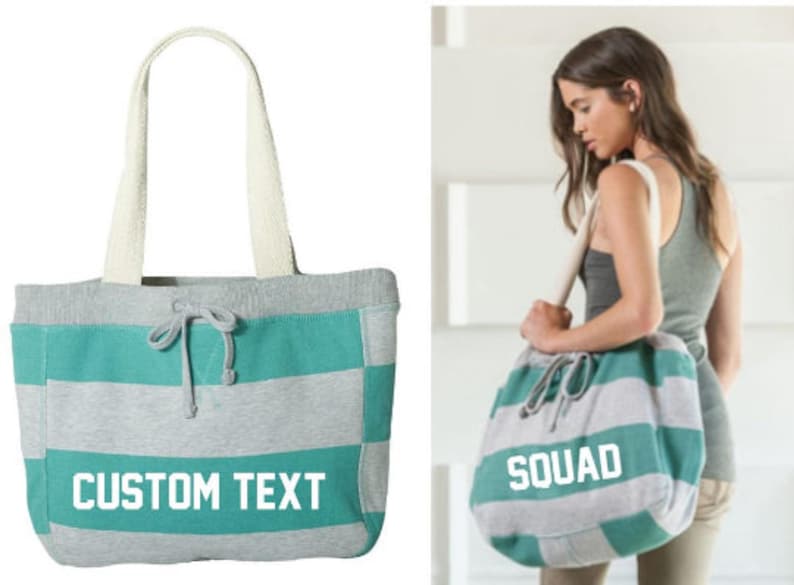 custom beach tote