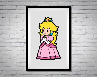 Download Princess peach svg | Etsy