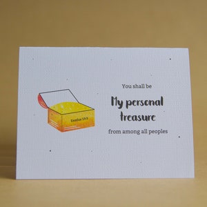 Tesouro pessoal - cartão comemorativo do baú do tesouro