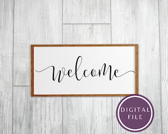 welcome svg, farmhouse welcome svg, welcome calligraphy, welcome dxf, welcome eps, welcome script, welcome sign svg, welcome cricut