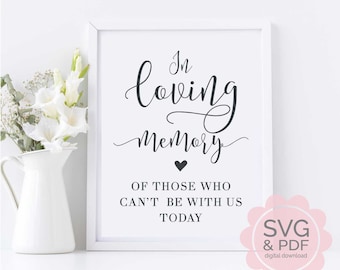 in liebevoller Erinnerung svg, in liebevoller Erinnerung pdf Druck, Hochzeit svg, Hochzeitsschild pdf, Hochzeitsschild pdf, Erinnerungsschild, Erinnerungsschild Hochzeit digital