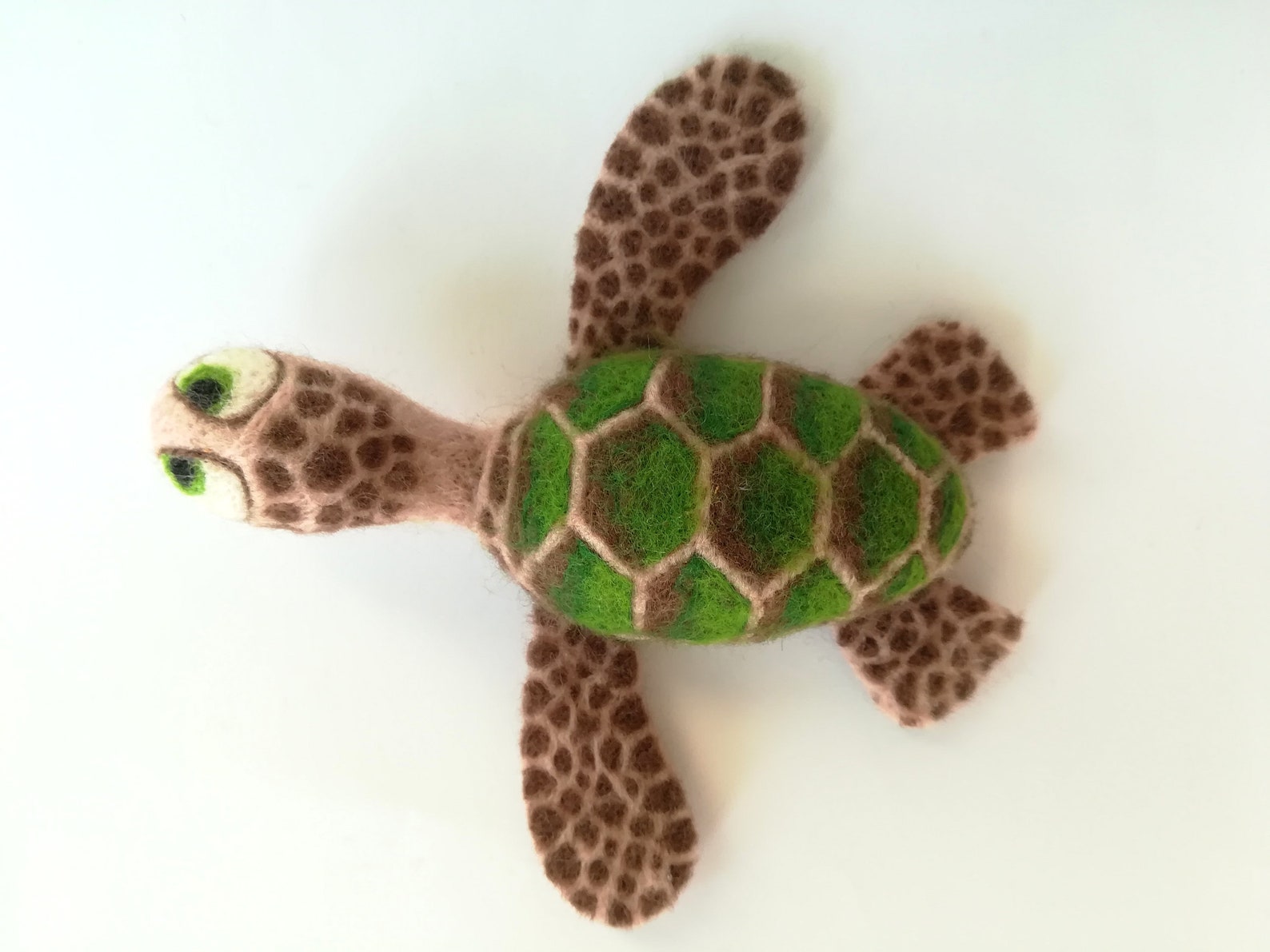 Needle felted sea turtle / Sea turtle figurine / Sea turtle Etsy