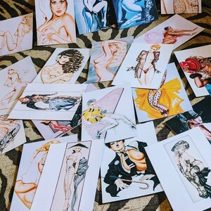Vtg Retro Mystery Pick 1990s Olivia Collectible Playboy Art - Etsy