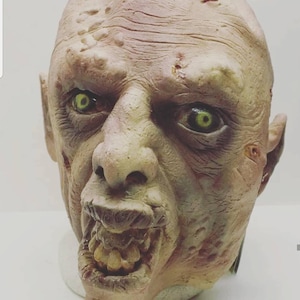 Morbid Industries Demented Horror Halloween Realistic Zombie Natural Latex Breathable Collectors Mask Detailed Creepy Infected Zombie New