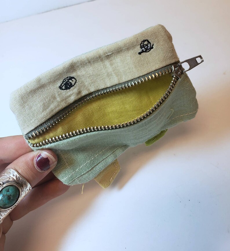 Retro Anthropologie Quirky Zipper Coin Purse Anthropologie Etsy