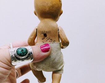 1930s Baby Japan Porcelain Baby Doll, 1930s Dolls, Creepy