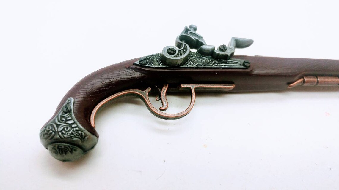 Vtg Miniature Reproduction George Washington's English Flintlock Gun ...