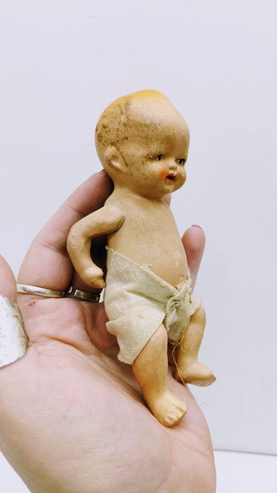 1930s Baby Japan Porcelain Baby Doll, 1930s Dolls, Creepy Dolls