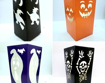 Halloween Paper Lanterns, Spooky Halloween Paper Lumineers Pack of 6 Lanterns