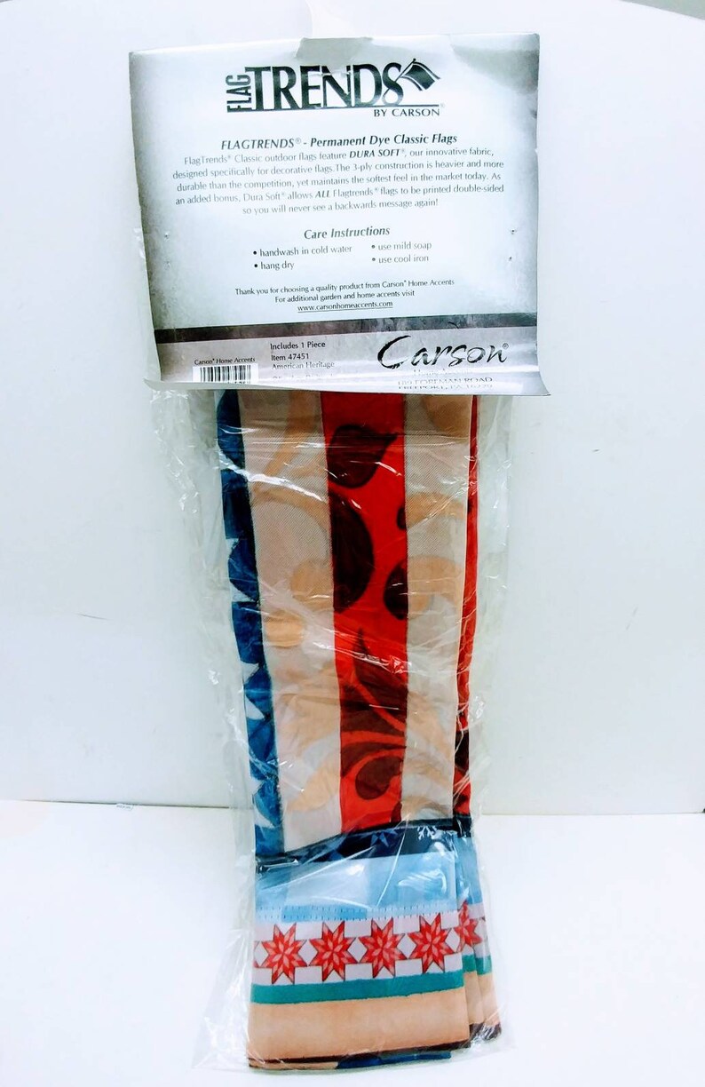 Flag Trends by Carson American Heretics Folk Art Quilted Etsy