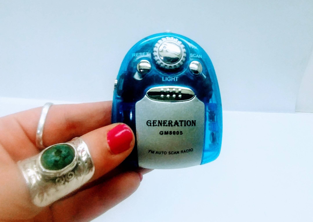Retro Y2K Nostalgia Portable Radio Scanner FM Radio Mp3 Audio Radio