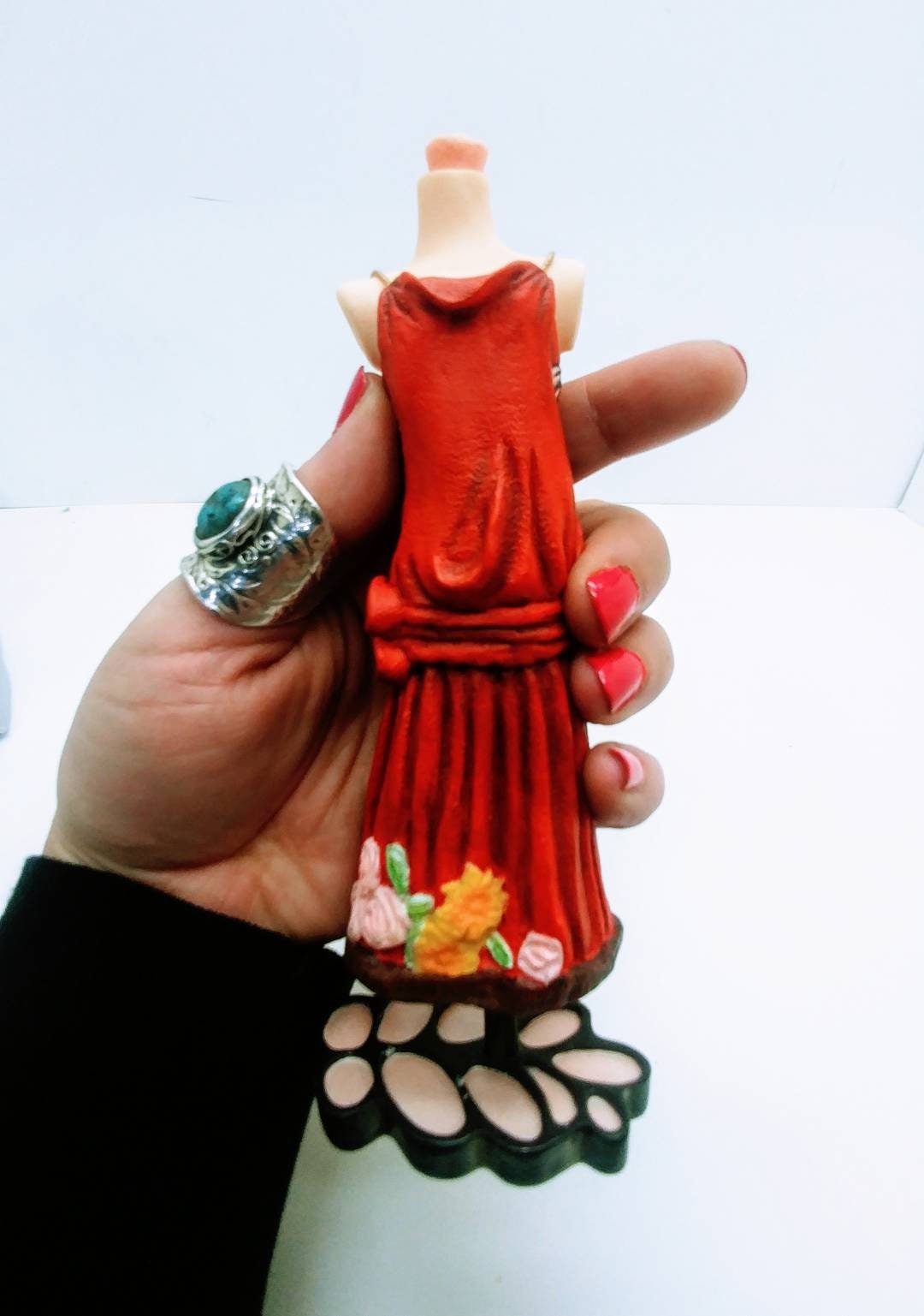 VTG 1990s Dollhouse Miniature Flapper Dress Mannequin, the Latest Thing ...