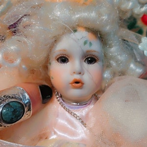 Seltene Marie Osmond Arabella Fee Porzellanpuppe, Marie Osmond Sammler Porzellanpuppe, Sammlerporzellan Tiny Tots Sammlungsfee