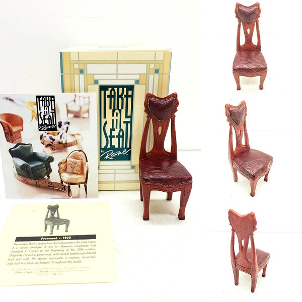 Dollhouse Log Cabin Furniture, Mini Wooden Chair, Dollhouse Log Cabin Chair, Miniature Dollhouse Chair