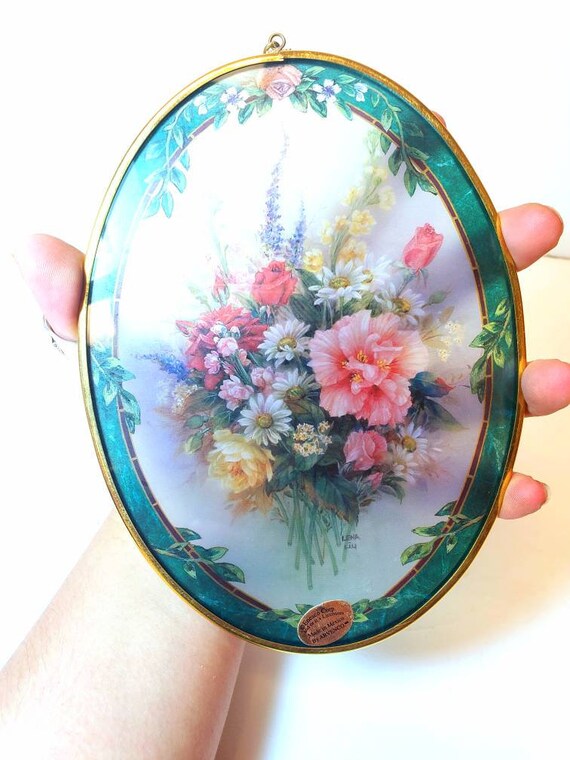 Reflections of Beauty Lena Liu Stained Glass Suncatcher Lena Liu Collectible Stained Glass Garden Suncatcher Windchime