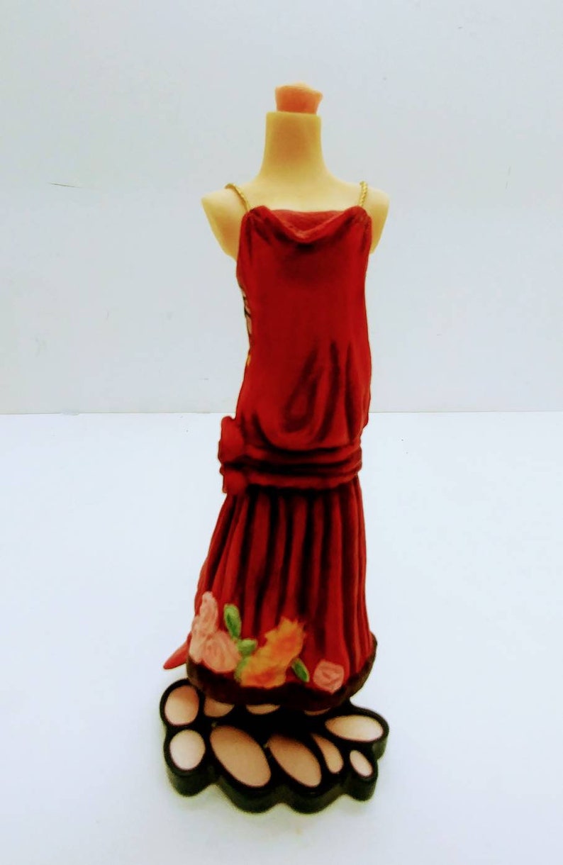 VTG 1990s Dollhouse Miniature Flapper Dress Mannequin, the Latest Thing ...