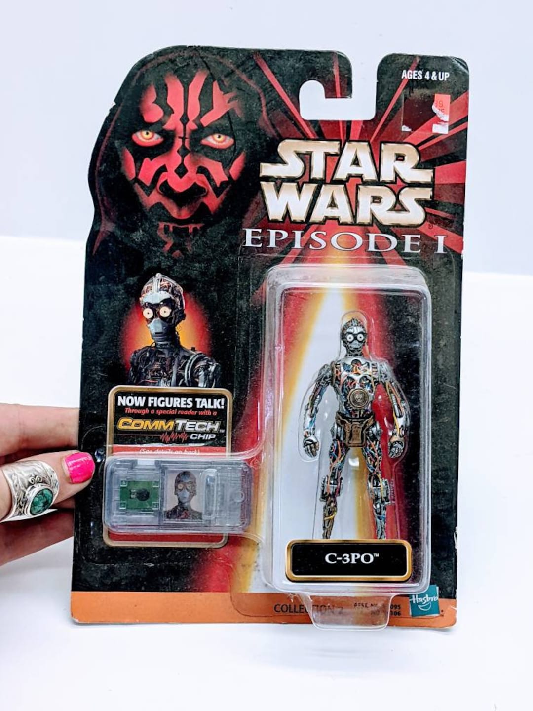 Vtg Retro 1998 Hasbro Star Wars Episode 1 CP30 Action Figure W
