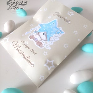 Sacchetti per confetti bimbo orsetto con stella