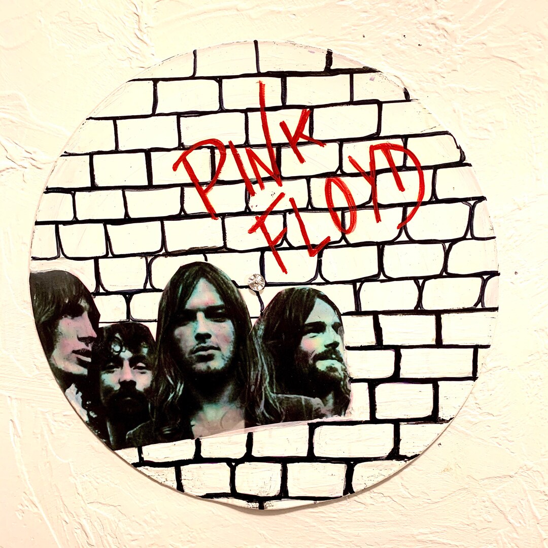 Pink Floyd the Wall Vinyl Record Art Painted Album Musical Etsy