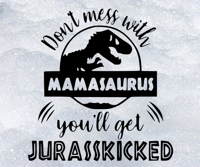 Mamasaurus Car Decal Car Decal For Moms Funny Mom Decal Etsy