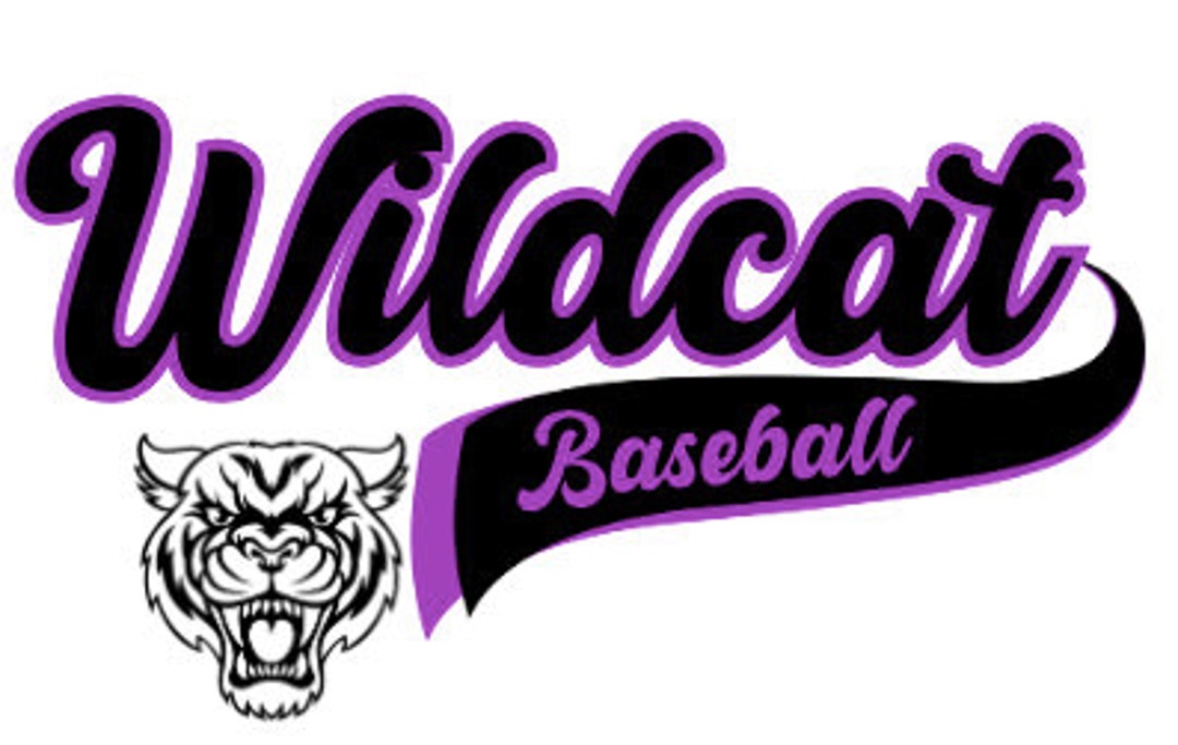 Vintage Coalgate Wildcat Baseball SVG, PNG Etsy
