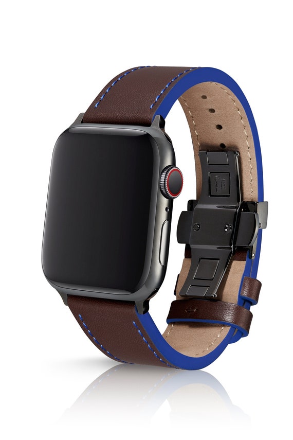 45mm JUUK Korza Umber Apple Watch Band Made With Genuine Handmade