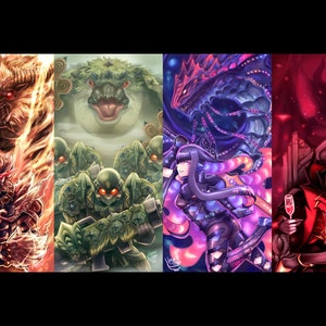 Monster Hunters Set 01 Art Prints