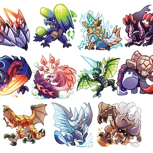 Monster Hunter Charms Wave 4