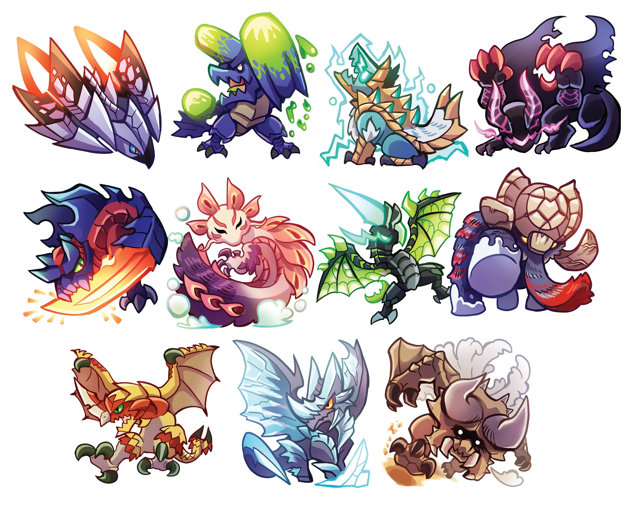 モンスターハンターチャーム第4弾 - Etsy 日本