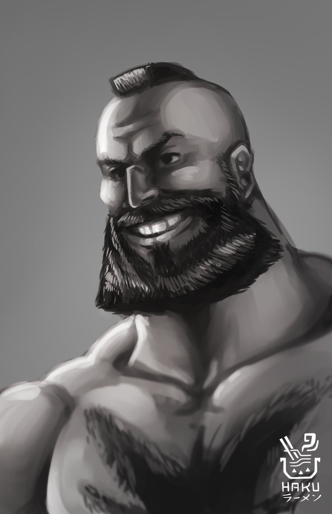 Tried drawing the Gigachad guy : r/drawing