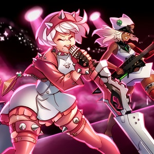 Elphelt Deathmetal Print